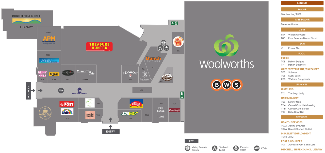 Wellington Square Centre Map Wallan